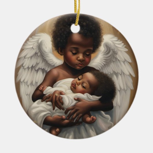 Baby Angels Keramisch Ornament (Voorkant)