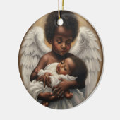 Baby Angels Keramisch Ornament (Links)