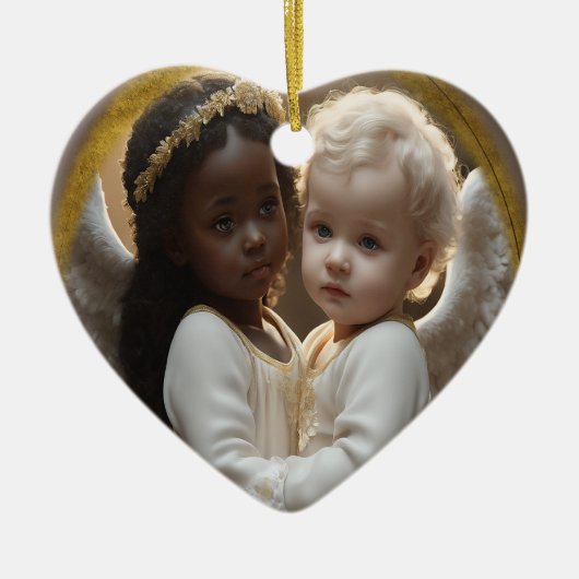 Baby Angels Keramisch Ornament (Voorkant)