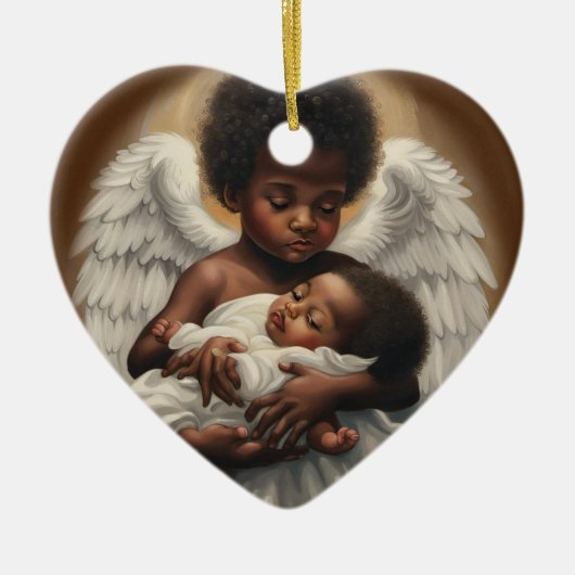 Baby Angels Keramisch Ornament (Voorkant)