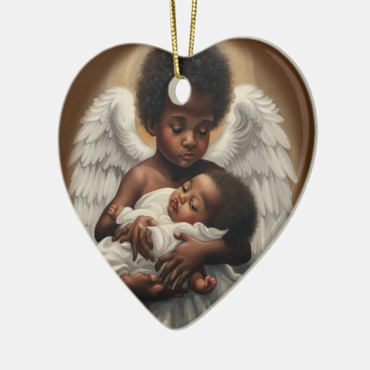 Baby Angels Keramisch Ornament (Links)