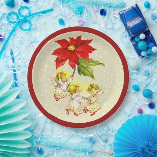 Baby Angels kerstBorden dansen Papieren Bordje (Feest)