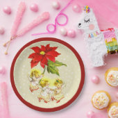 Baby Angels kerstBorden dansen Papieren Bordje (Feest)