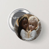 Baby Angels Ronde Button 5,7 Cm (Voorkant /achterkant)