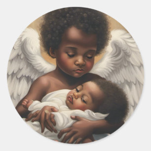 Baby Angels Ronde Sticker