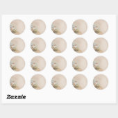 Baby Angels Ronde Sticker (Vel)