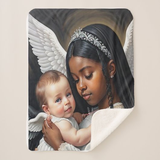 baby Angels Sherpa Deken (Voorkant)