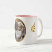 Baby Angels Tweekleurige Koffiemok (Voorkant rechts)