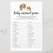 Baby Animal Game Beagle Waterverf Thema (Voorkant)