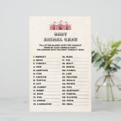 Baby Animal Game Circus Carnival Retro Baby shower (Staand voorkant)