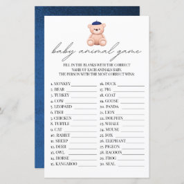 Baby Animal Game Franse Bonjour Bebe Waterverf