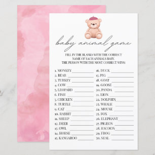 Baby Animal Game Franse Bonjour Bebe Waterverf
