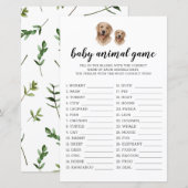 Baby Animal Game Labrador Retriever Waterverf (Voorkant / Achterkant)