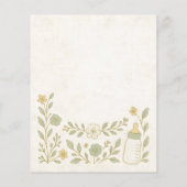 Baby Animal Game Ons volgende Chapter Baby shower Flyer (Achterkant)