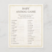 Baby Animal Game Ons volgende Chapter Baby shower Flyer (Voorkant)