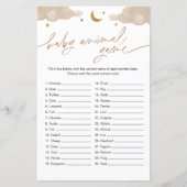 Baby Animal Game Twinkle Little Star-Baby shower (Voorkant)