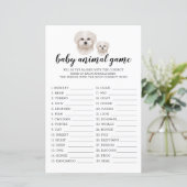 Baby Animal Game White Maltese Dog Waterverf (Staand voorkant)