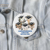 Baby Animal Graduates 4 inch Ronde Button 4,0 Cm (In situ)
