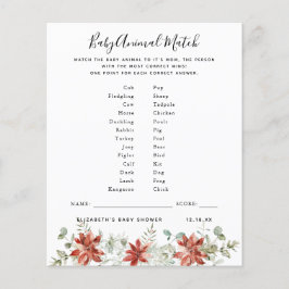 Baby Animal Match | BABY SHOWER