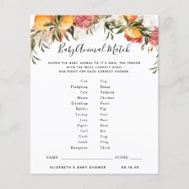 Baby Animal Match | BABY SHOWER