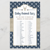 Baby Animal Quiz, Woodland Deer Flyer (Voorkant)