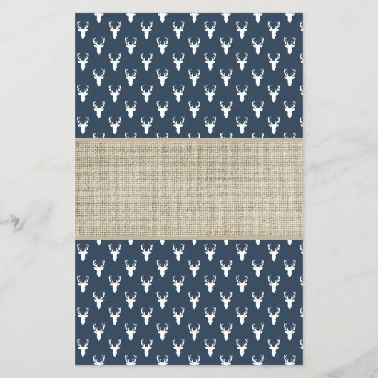 Baby Animal Quiz, Woodland Deer Flyer (Achterkant)