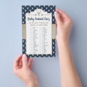 Baby Animal Quiz, Woodland Deer Flyer (Hand)