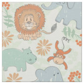 Baby Animal Safari Stof (Close Up)