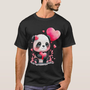 Baby Animal Valentijnsdag Animal Panda T-shirt
