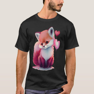 Baby Animal Valentijnsdag Diervos T-shirt