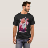 Baby Animal Valentijnsdag Diervos T-shirt (Voorkant volledig)