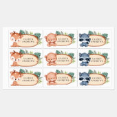 Baby Animal Wood Slice Labels (Vel)