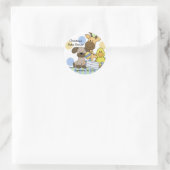 Baby Animals Baby shower Sticker (Tas)