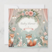 Baby Animals Baby shower Uitnodiging (Voorkant)