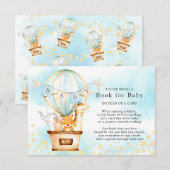 Baby Animals Balloon Ride Book voor Baby Kaart (Voorkant / Achterkant)