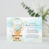 Baby Animals Balloon Ride Book voor Baby Kaart (Staand voorkant)