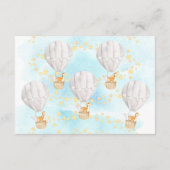 Baby Animals Balloon Ride Book voor Baby Kaart (Achterkant)