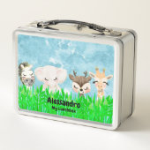 Baby Animals Metal Lunchbox (Achterkant)
