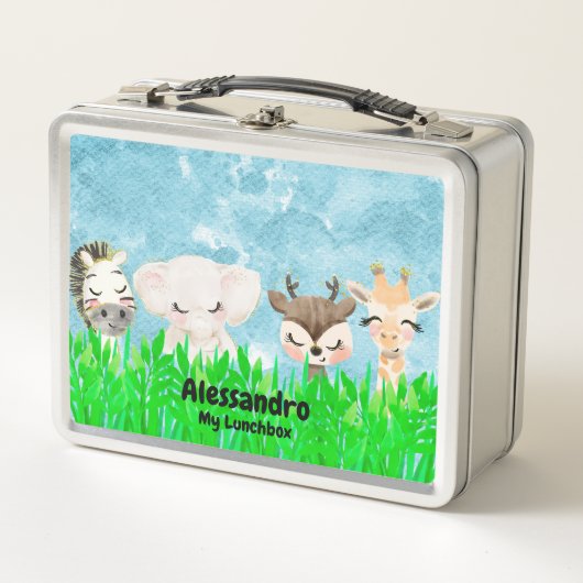 Baby Animals Metal Lunchbox (Voorkant)