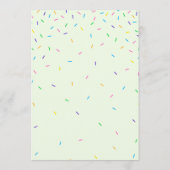 Baby Animals Shower Game Card - Naar verluidt bedr Programmakaart (Achterkant)