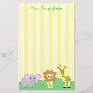 Baby Animals Stationery (TBA) Briefpapier