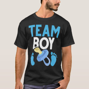 Baby Announcement Future Parents Team Boy Gender R T-shirt