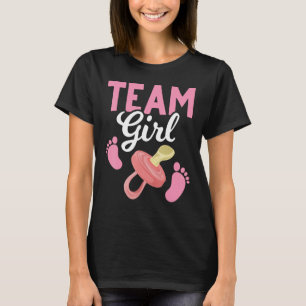 Baby Announcement Future Parents Team Girl Gender T-shirt