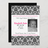 Baby Announcement Girl Aankondiging (Voorkant / Achterkant)