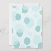 BABY ANNOUNCEMENT minimalistisch Abstract Aankondiging (Achterkant)