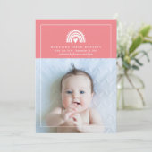 BABY ANNOUNCTIE Voeg je foto toe (Staand voorkant)