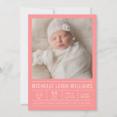 BABY ANNOUNCTIE Voeg je foto toe (Voorkant)