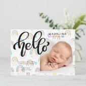 BABY ANNOUNCTIE Voeg je foto toe (Staand voorkant)