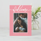 BABY ANNOUNCTIE Voeg je foto toe (Staand voorkant)