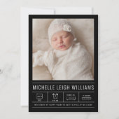 BABY ANNOUNCTIE Voeg je foto toe (Voorkant)